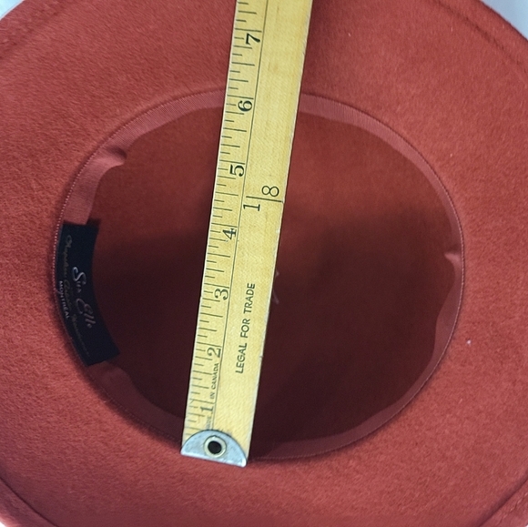 Sus-ELLE Chapelier Vintage Wool Doeskin Felt Hat with Flowers - Picture 7 of 8